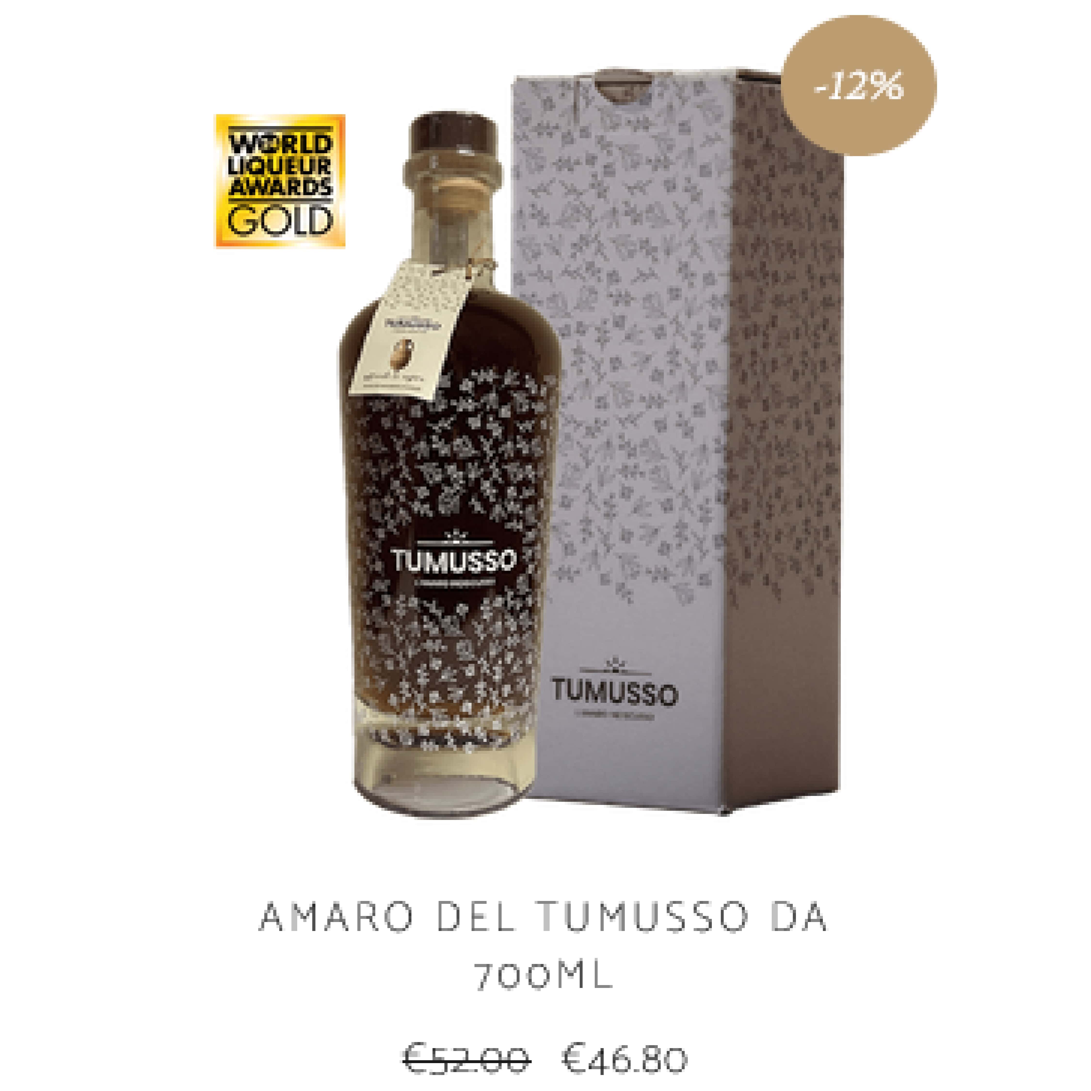 Amaro del Tumusso da 700ml
